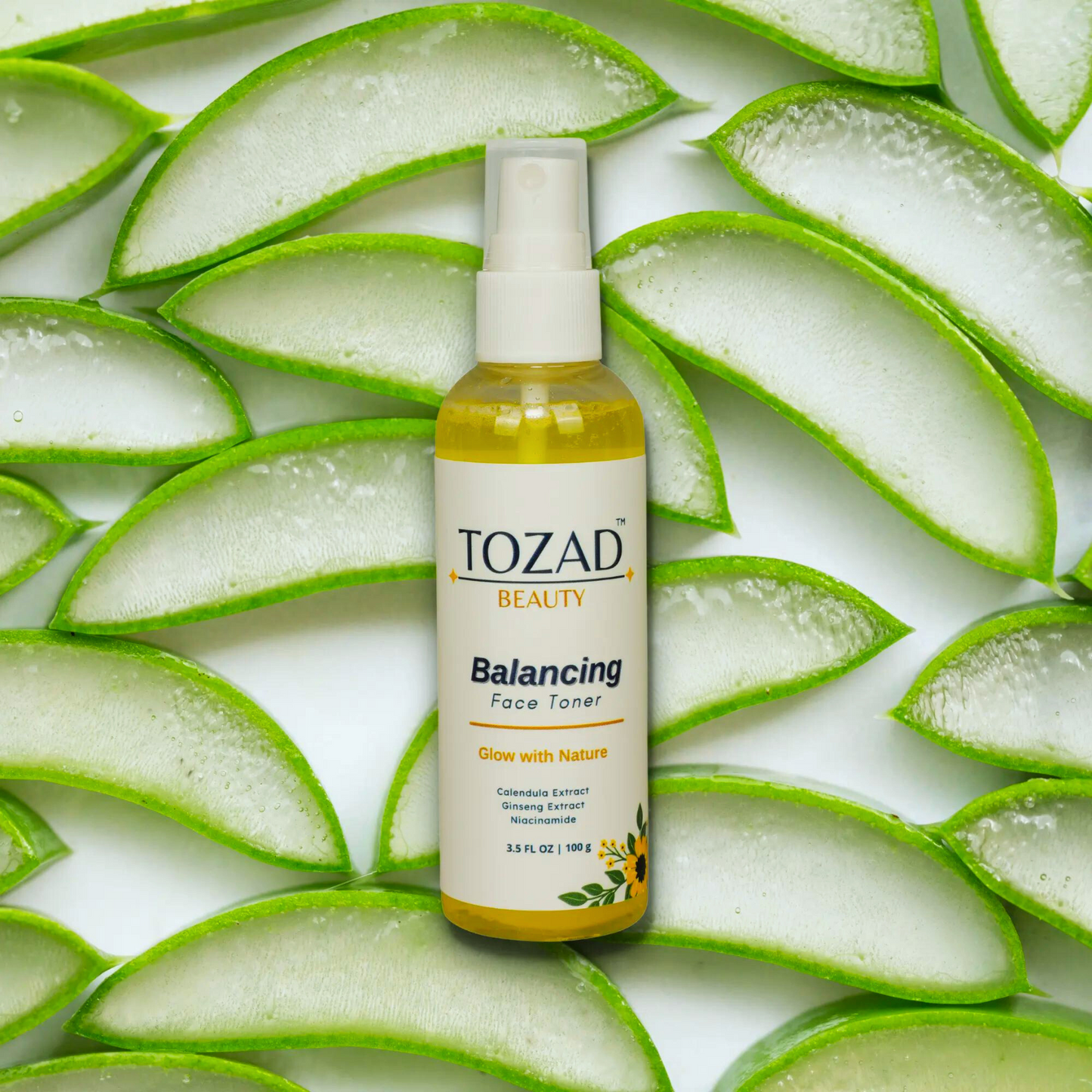 Balancing Face Toning Mist with Calendula, Ginseng and Niacinamide (Pack of 2)