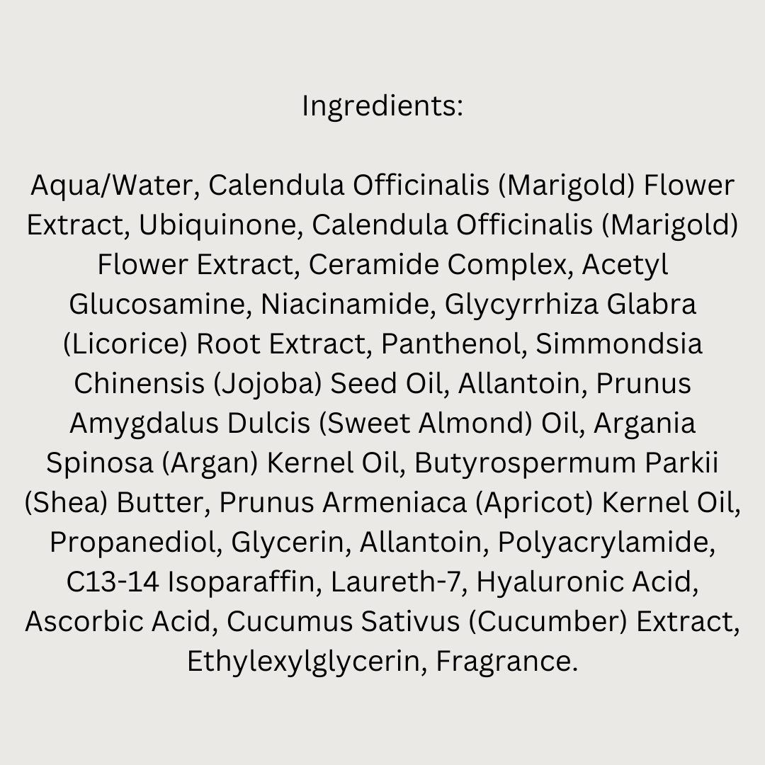 Triple Glow Gel Eye Serum with CoEnzyme Q10, Ceramide Complex, Calendula, Niacinamide 1 Fl Oz (2 Pack)