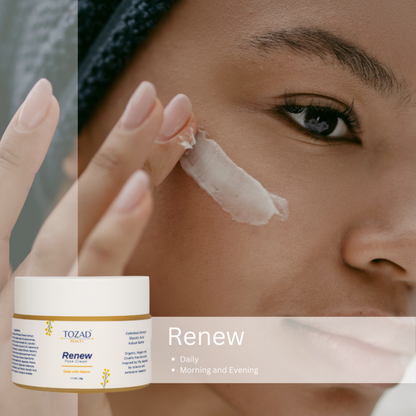 Renew Face Cream with Calendula, Glycolic Acid, Kokum Butter, Cocoa Butter, Aloe Butter, Apricot Oil